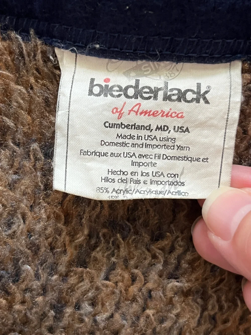 Biederlack vintage wolf